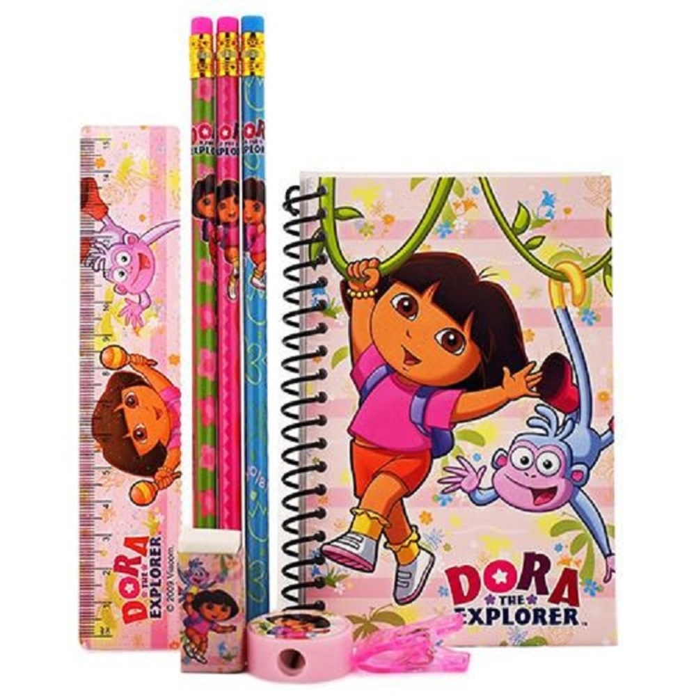 Dora Stationery Set - Pink